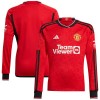 Camiseta de fútbol Manga Larga Manchester United Primera Equipación 23-24 - Hombre